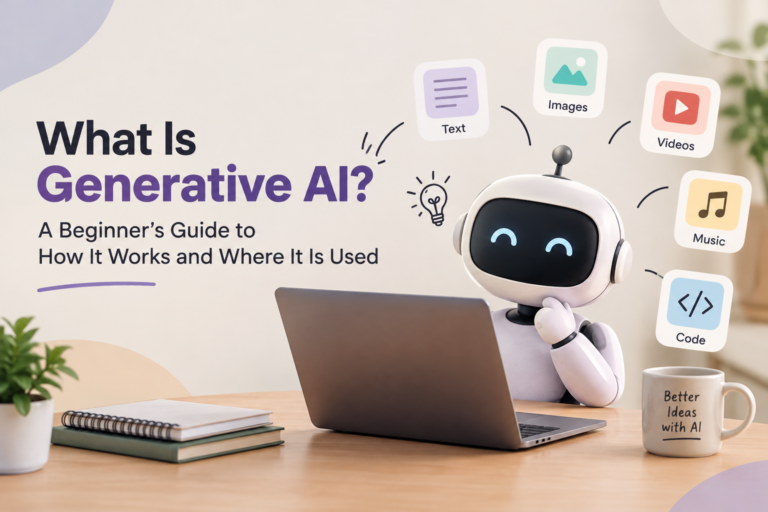 What Is Generative AI? A Beginner’s Guide to How It Works and Where It Is Used