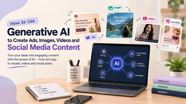 How to Use Generative AI to Create Ads, Images, Videos and Social Media Content