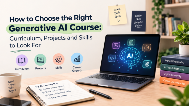 How to Choose the Right Generative AI Course: Curriculum, Projects and Skills to Look For